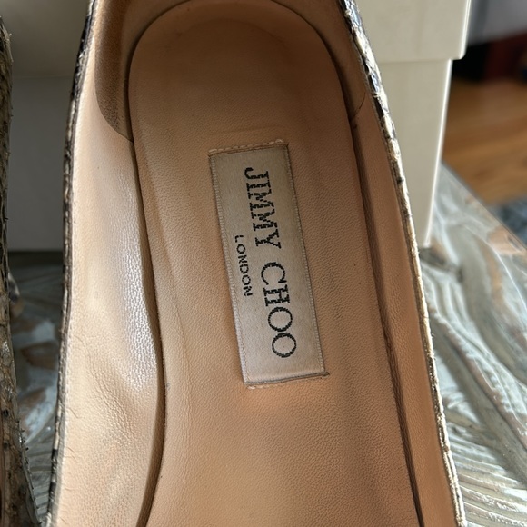 Jimmy Choo Snake Print Leather - Picture 3 of 10